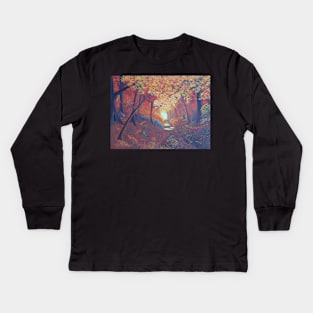 Autumn Trails Kids Long Sleeve T-Shirt